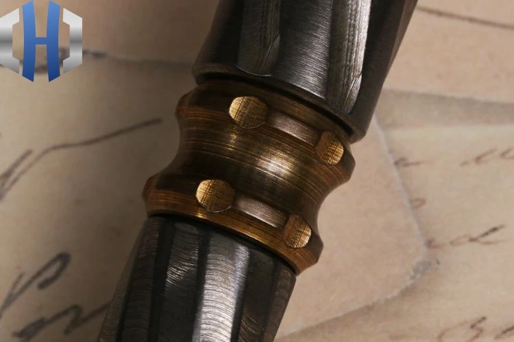 Spiral Tactical Pen Titanium Alloy Brass Decomposition Portable Writing Self-defense Broken Window Multi-function Bolt EDC