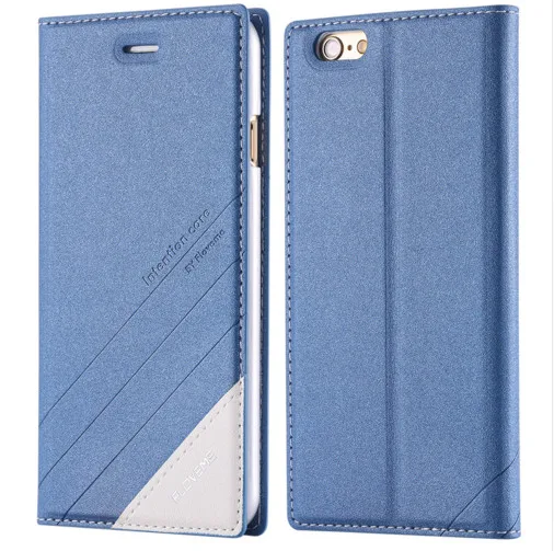 FLOVEME Люкс Магнитный Ультратонкий PU флип Кожаный телефон Case Для iPhone 5S SE 6 S PLUS.7 ПЛЮС
