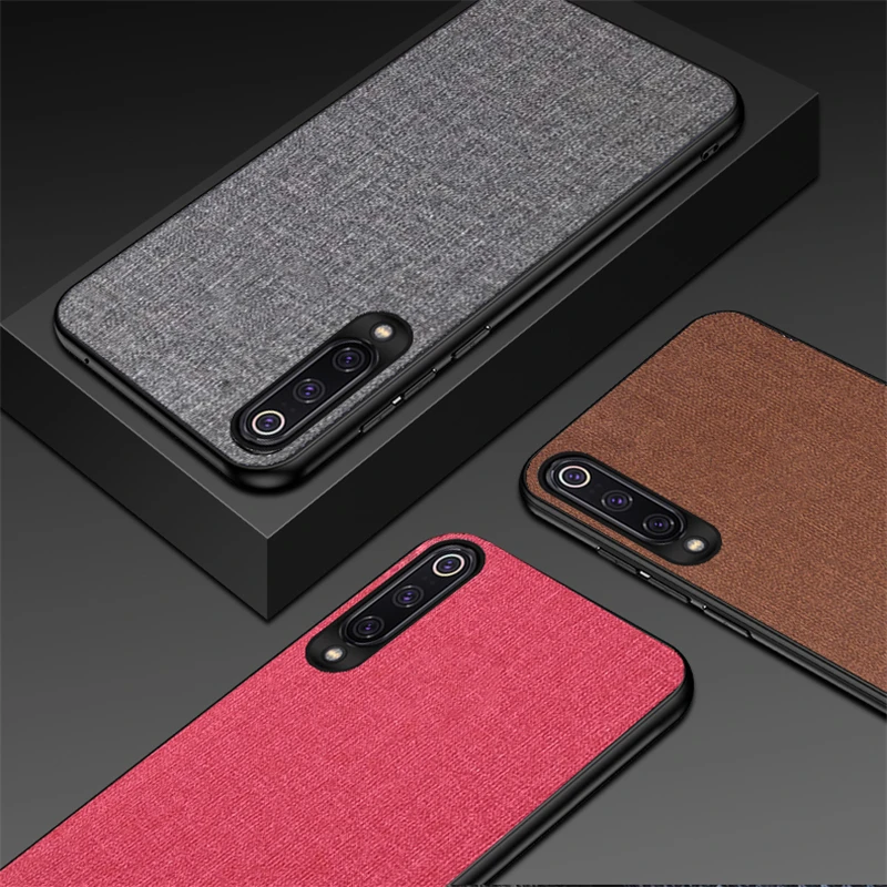 Мягкий ТПУ чехол синтетическая ткань дизайн для телефона Xiaomi Mi 8 9 задняя крышка 8SE