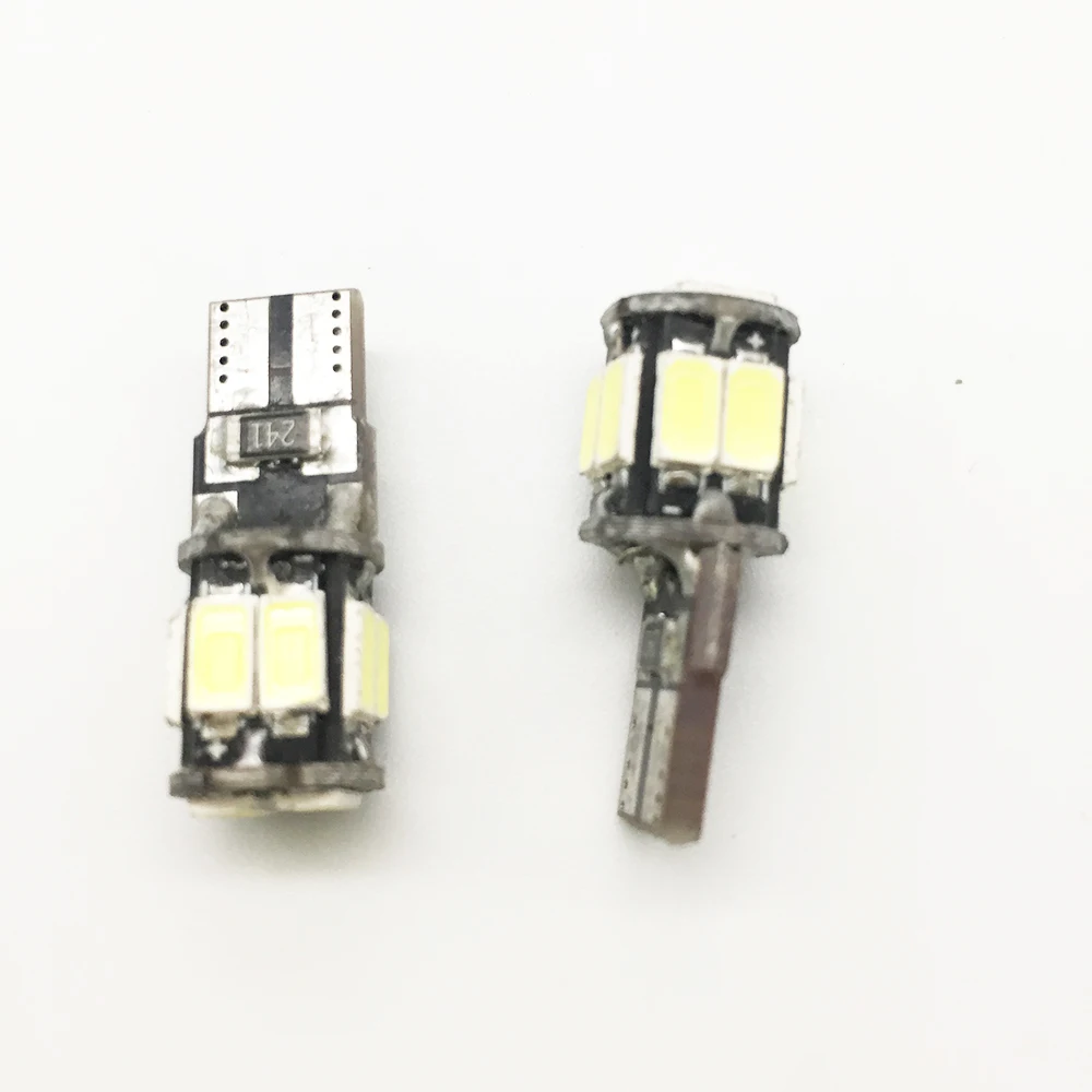 YSY 50 шт в наборе высокая мощность T10 w5w ВОДИТЬ Автомобиль светильник t10 10smd 5630 5w5 12v