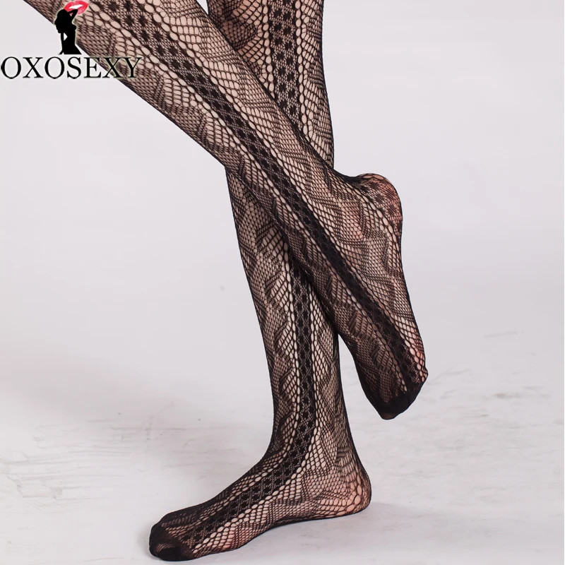 Женские колготки размера плюс Mesh женские сексуальные в сеточку тонкие для