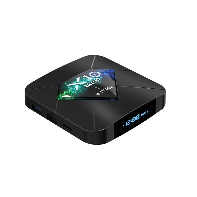 VHXSIN 50 шт./лот X10 PRO LED Smart TV Box Android 8 1 4 Гб RAM 64 ROM Amlogic S905X2|ТВ-приставки и медиаплееры| |