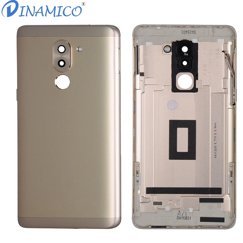 Dinamico для Huawei Mate 9 lite Задняя крышка батареи стеклянная панель Задняя крышка корпуса Дверь для Honor 6X GR5 задняя крышка 10 шт