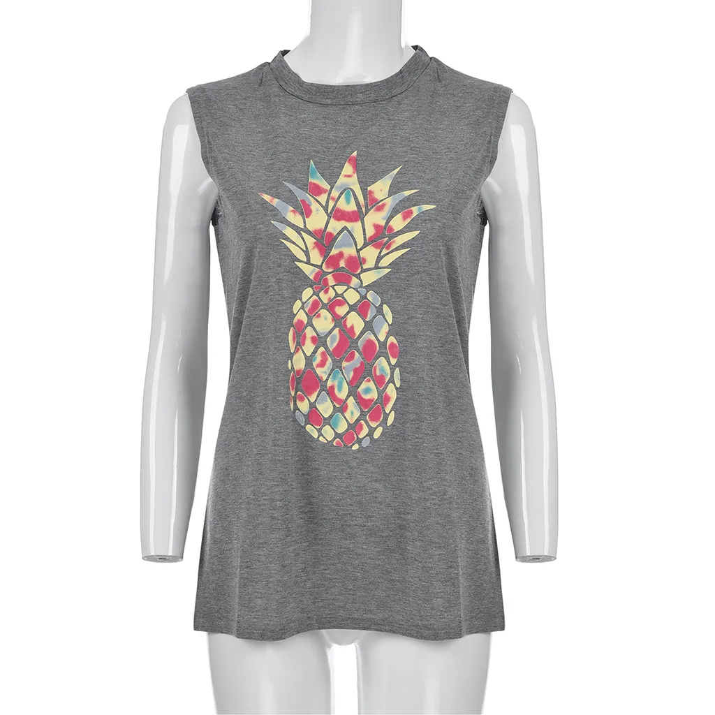 Пуловер с принтом SAGACE жилет без рукавов женская летняя одежда для беременных