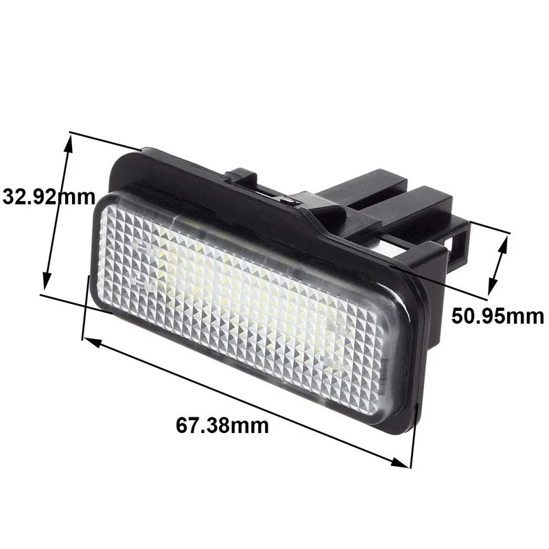 Комплект светодиодных ламп AICARKAS для подсветки номерного знака в сборе Mercedes Benz C