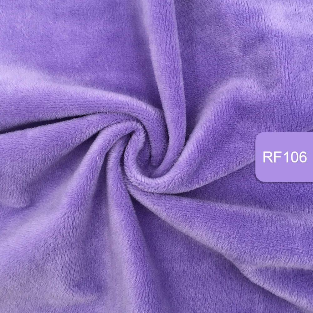 1,5 мм ворс Длина 45x50 см мягкая плюшевая ткань ручной работы DIY кукла Зимняя одежда Толщина флис печать Minky ткань 40 Цвета выбрано