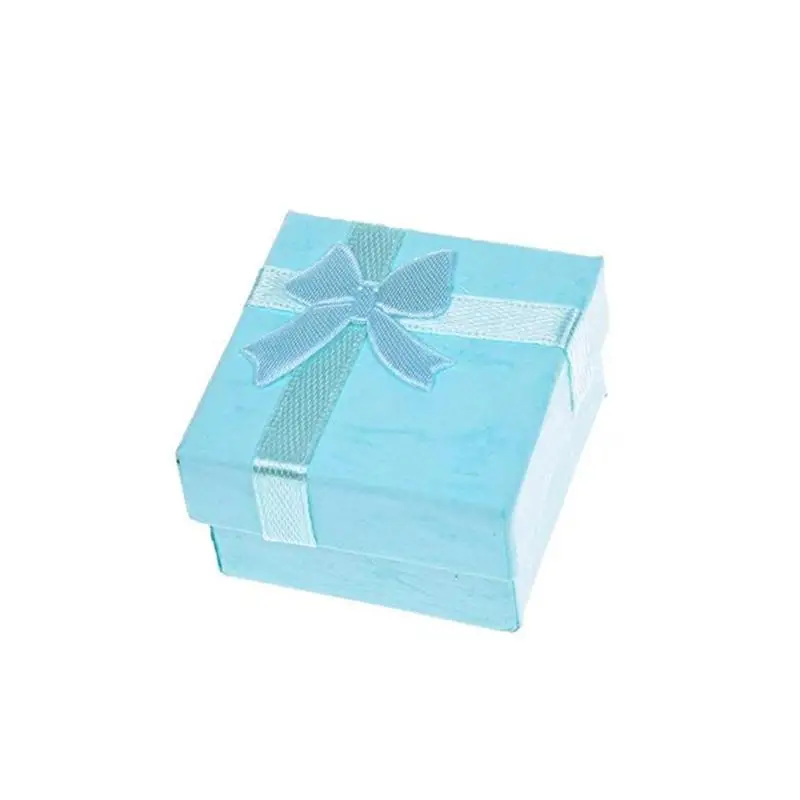 1 предмет Новинка Упаковка с бантиком подарок чехол 4*4 см Jewery Организатор Box