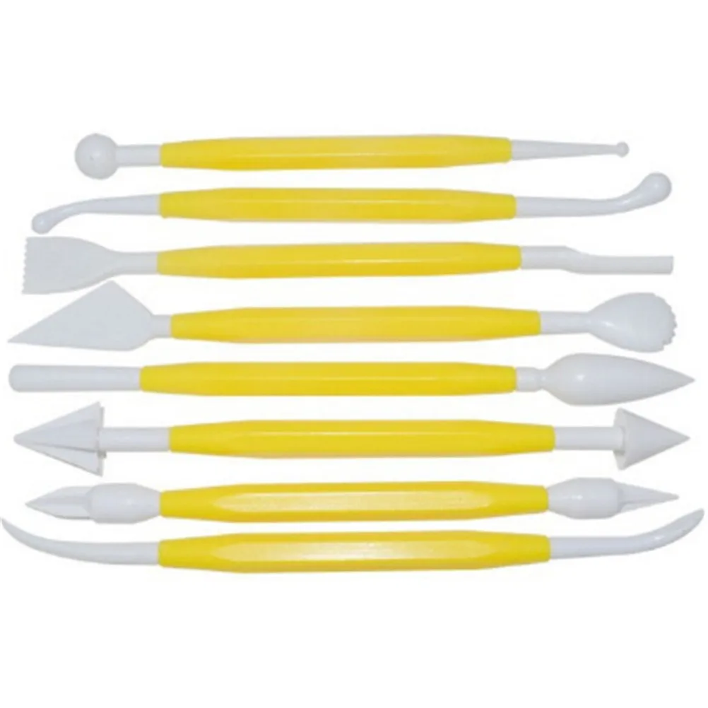 8 шт резьбой Скульптура формирователь полимерный инструменты для лепки из глины