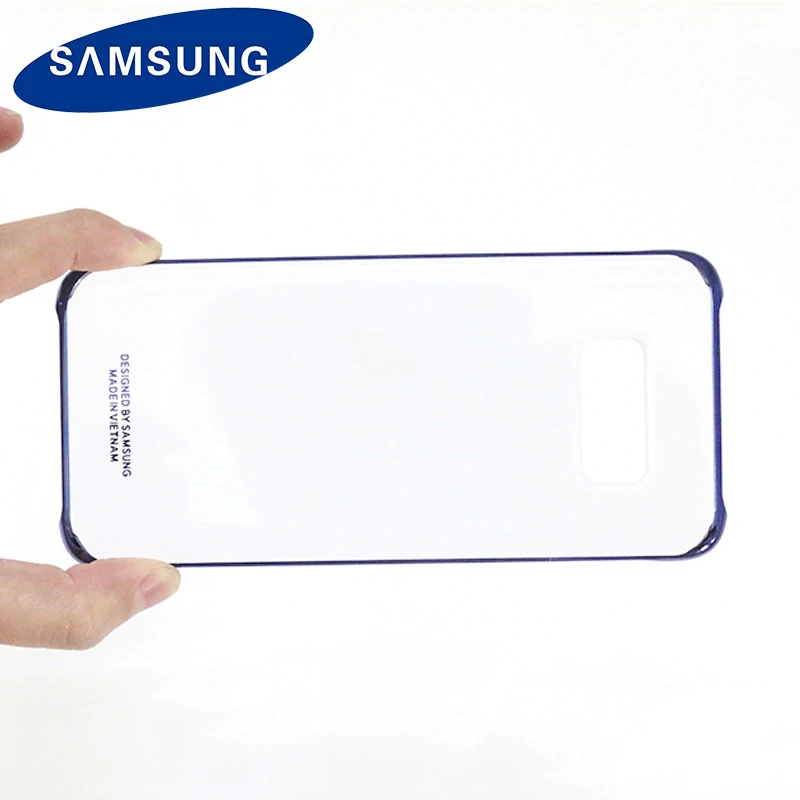 Оригинальный samsung S8 чехол для Galaxy G950 Plus G955 противоударный прозрачный