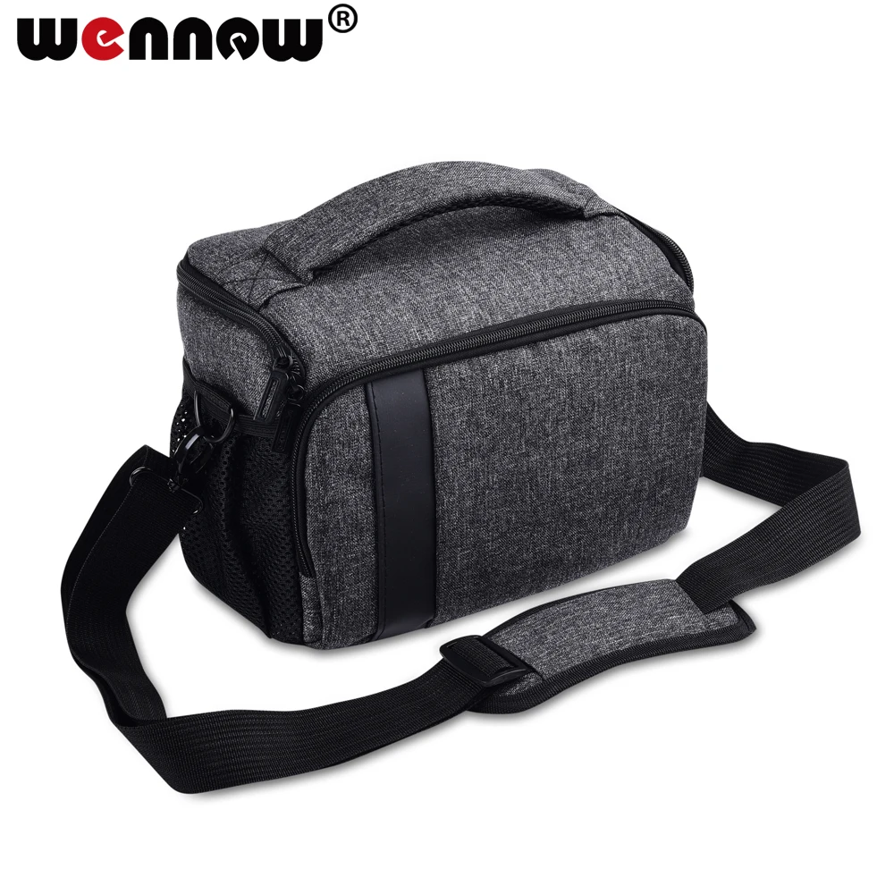 Сумка через плечо Wennew для DSLR камеры водонепроницаемый рюкзак Casio Canon Nikon D7500 Sony Olympus