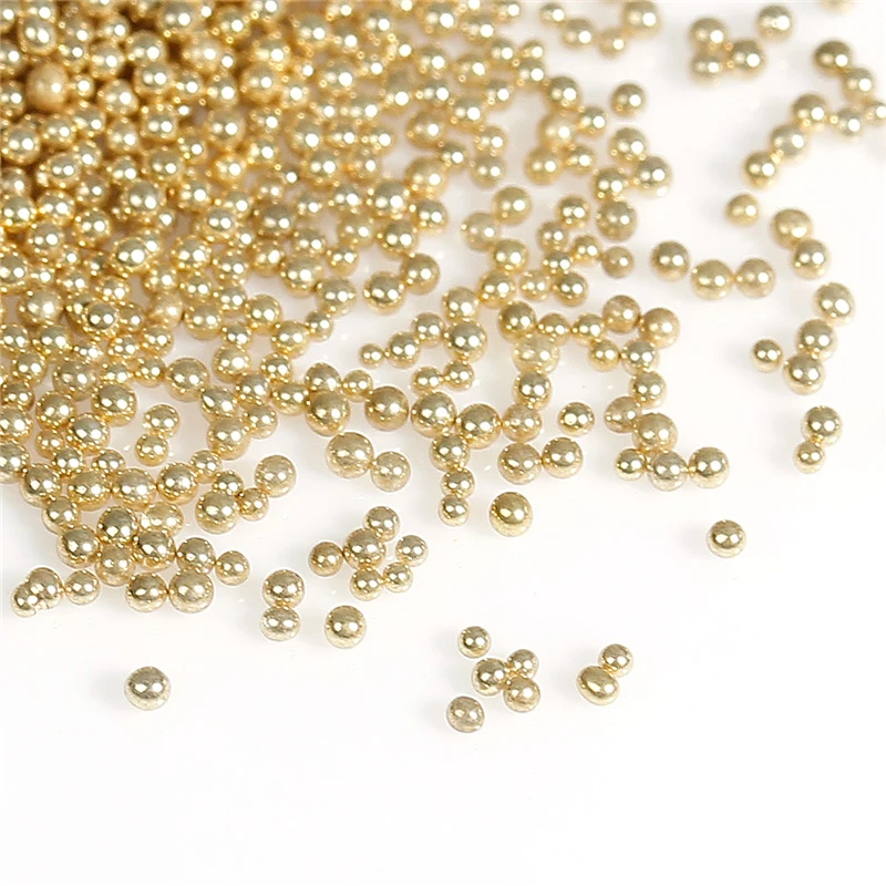 

DoreenBeads 100 г золотого цвета микро бусины украшения 0,7 мм (B10365), yiwu