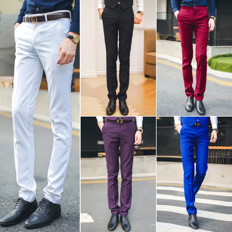 Бесплатная доставка мужские костюмные брюки в британском стиле 2016 корейские