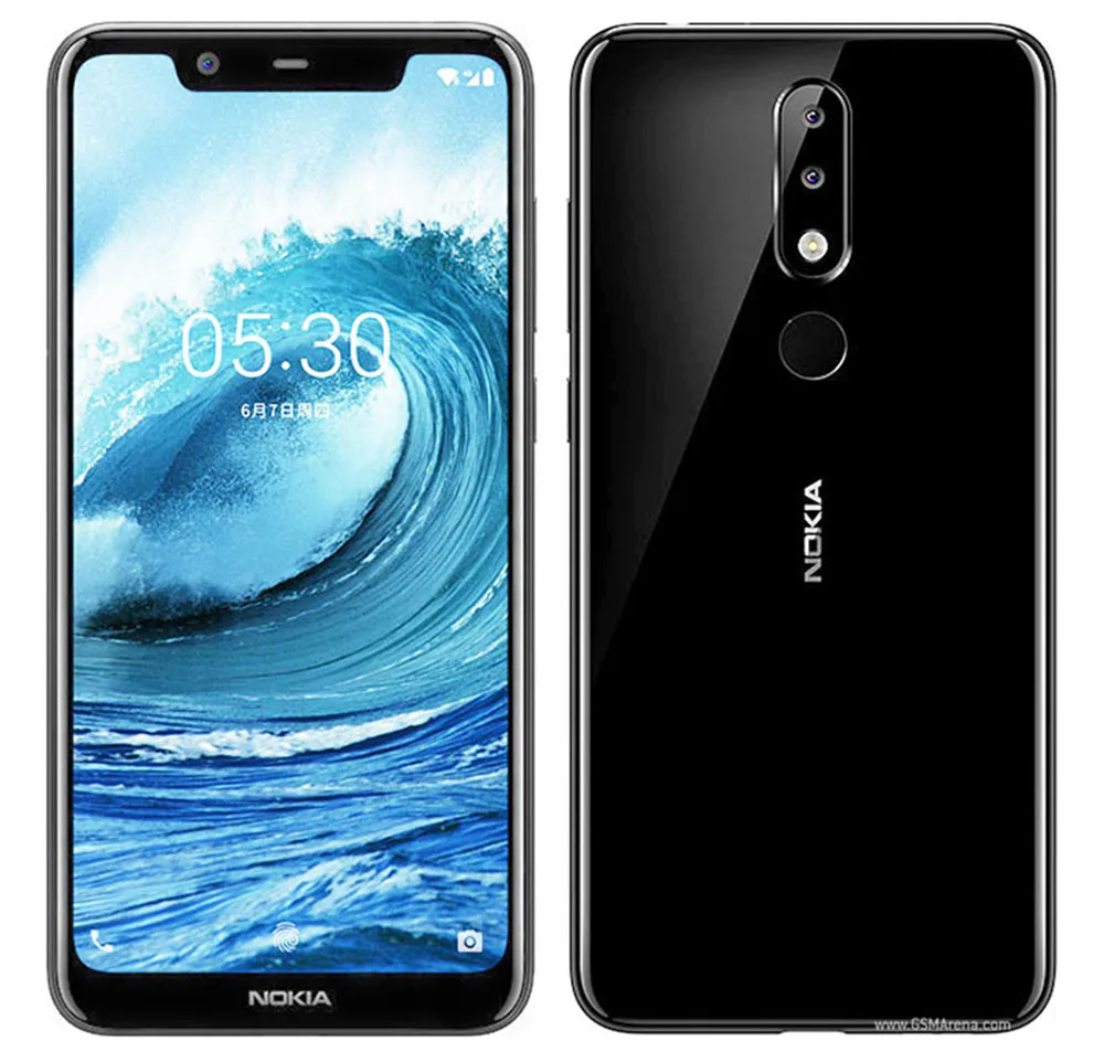 Nokia X5 64 Гб ПЗУ 4 Гб ОЗУ Dual Sim разблокированный Android мобильный телефон LTE gsm 5,86 ''3 камеры Восьмиядерный 3060 мАч отпечаток пальца