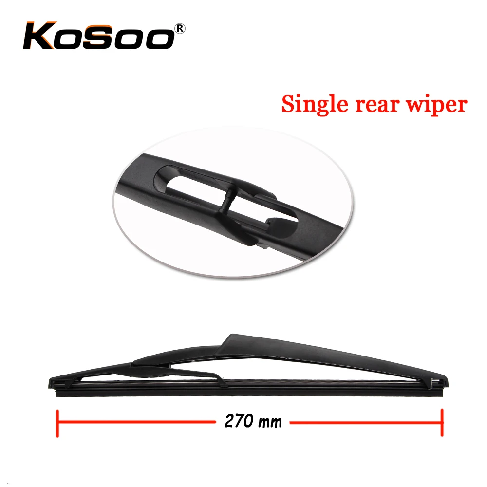 Автомобильная Задняя щетка автомобильного стеклоочистителя KOSOO для Mercedes Benz Smart 2