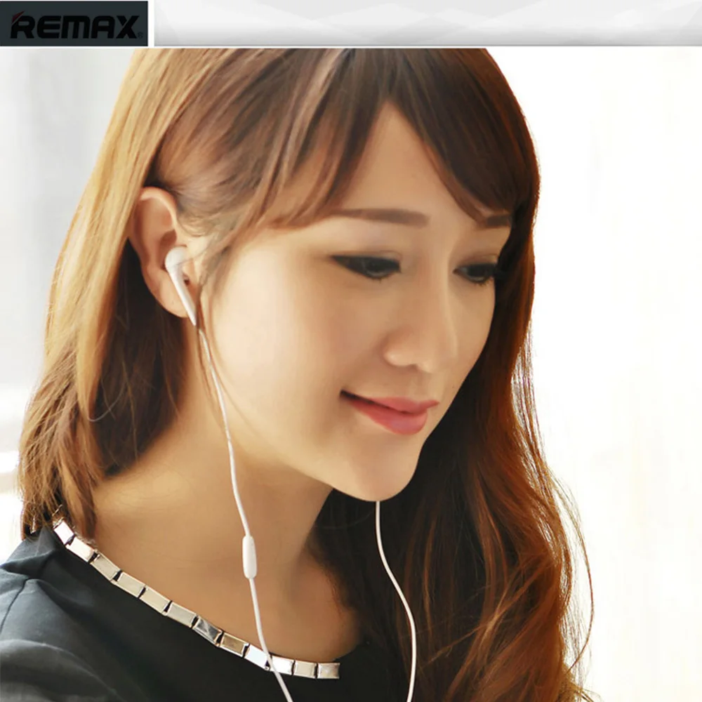 Remax портативный RM 303 классический аудио чистый музыкальный наушник 3 5 мм в ухо бас