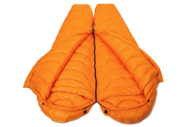 WINGACE, зимние спальные мешки для кемпинга, 2000 г, 3000 г, 4000 г, утиный пух, спальный мешок для взрослых, для мам, для путешествий, водонепроницаемый, uyku tulumu