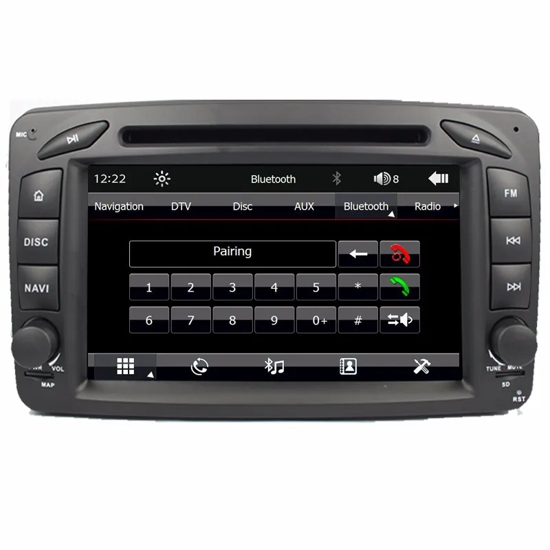 2 гама 7 дюймов машинный DVD проигрыватель для Mercedes Benz/CLK/W209/W203/W168/W208/W463/W170/Vaneo/виано/Вито/E210/C208 Canbus FM gps BT карта