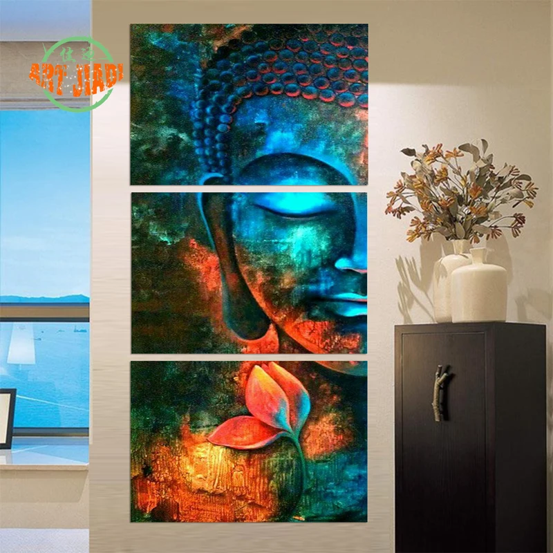 Новинка 3 шт./комплект искусство на холсте картины маслом HD украшения для дома