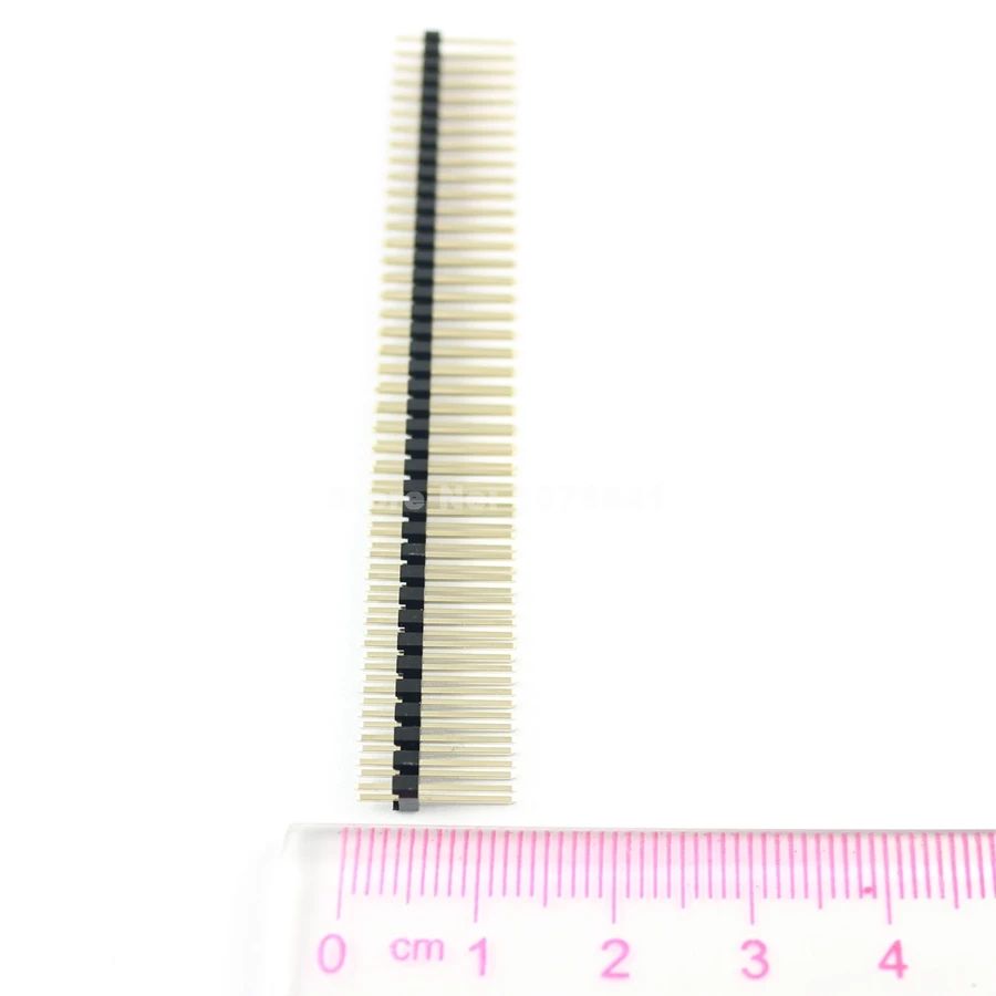 Позолоченный штекер с двумя штекерами длиной 2 мм и шагом 100 2x40 длина 12 0 шт. |