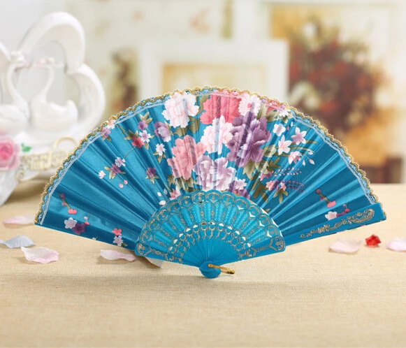 10 шт. испанский кружевной веер для танцев фламенко цветочный узор китайские