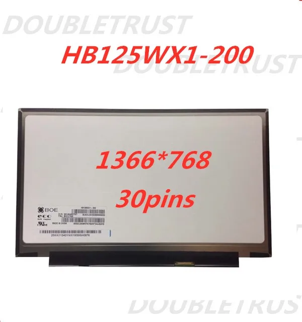 12,5 дюймовый ноутбук M125NWN1 R0 R1 LP125WH2 TPH1 HB125WX1-200 B125XTN01.0 EDP 30pin матрица ЖК-дисплей светодиодный экран