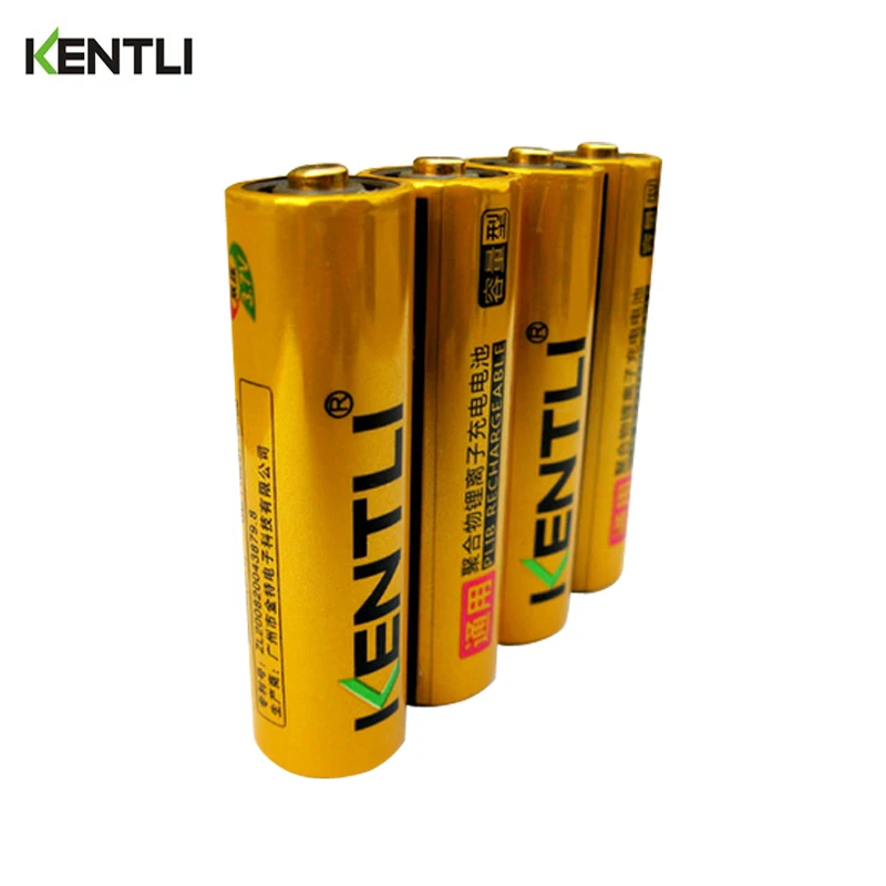 4 шт./лот KENTLI 1,5 в AA 2400mWh литий-ионный Литий-полимерный перезаряжаемая аккумуляторная батарея