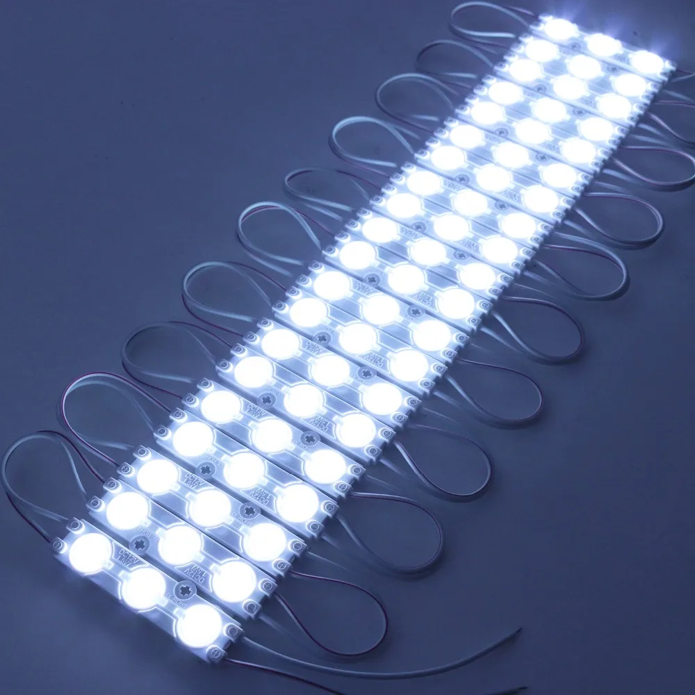 

Светодиодная лента DC12V SMD 5730 IP65 водонепроницаемый светодиодный модуль лампа для рекламной вывески рекламный щит баннер белые огни освещени...