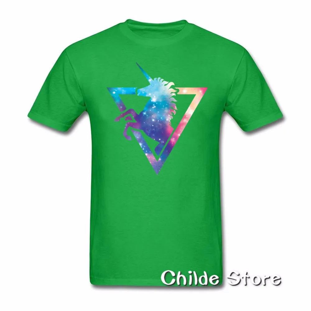 2018 Новое поступление ограниченной Мода Короткие трикотажные Единорог Camisetas