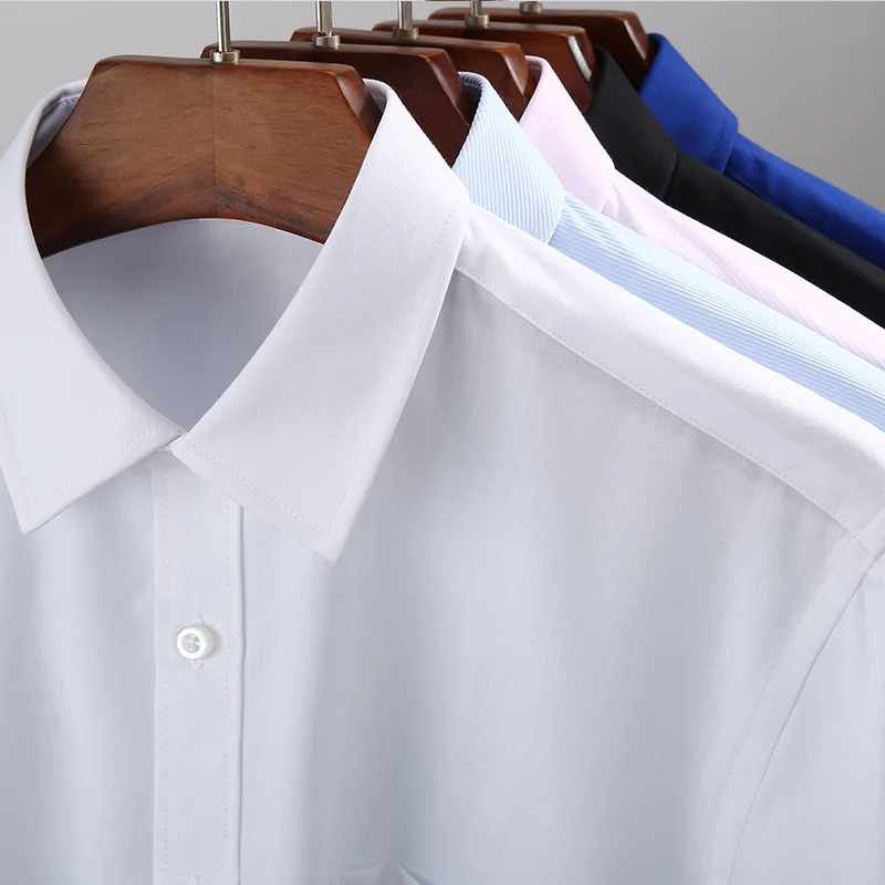 Размера плюс 5XL 6XL 7XL полосатая саржевая социальных бизнес повседневная мужская