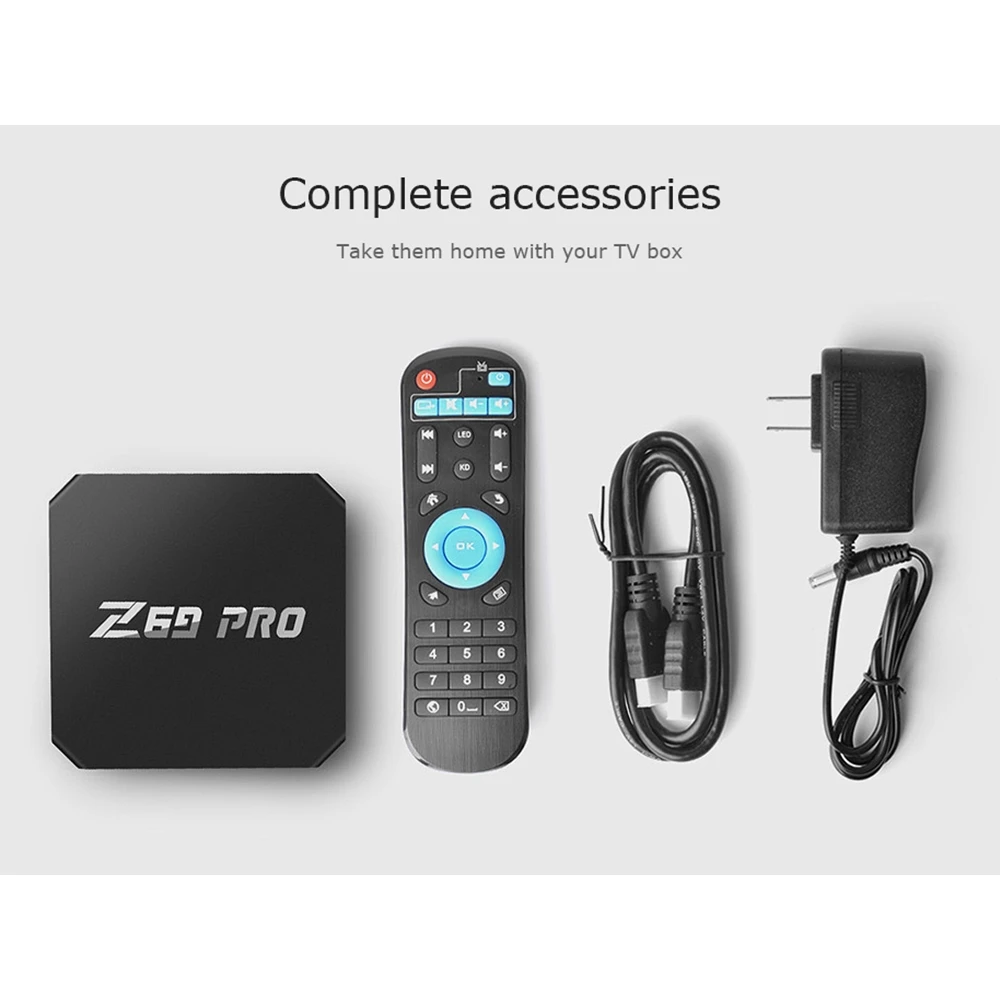 Z69 PRO Smart ТВ Box Android 7 1 четырехъядерный Amlogic S905W 2 Гб Оперативная память 16 Встроенная IP