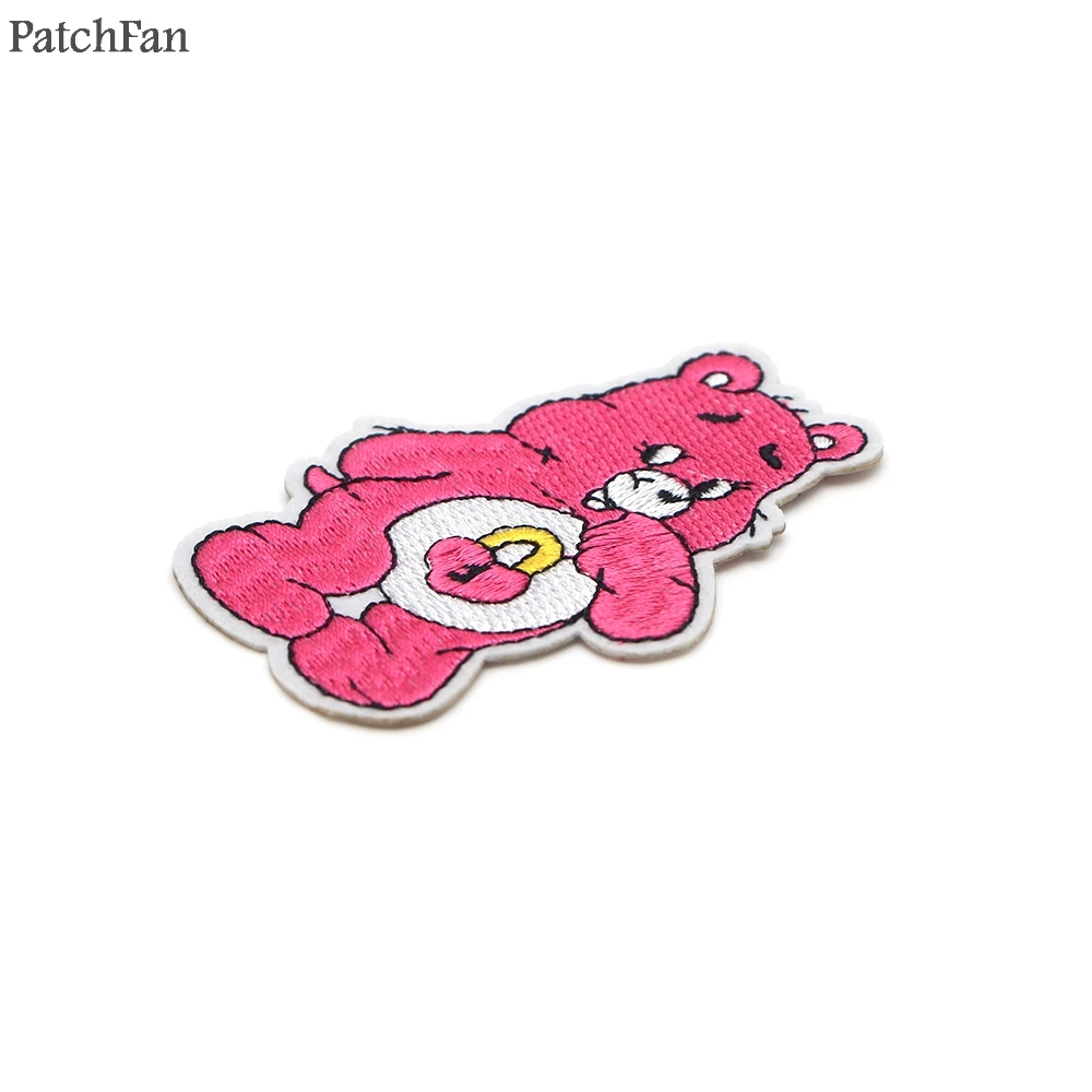 Patchfan забота о Медведе мультфильм аппликация нашивки стикер diy Швейные Джерси Одежда для куртки значки железа на футболке аксессуар A0927