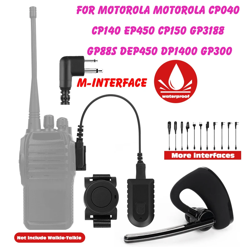 Портативная Рация Беспроводная bluetooth гарнитура двухстороннее радио