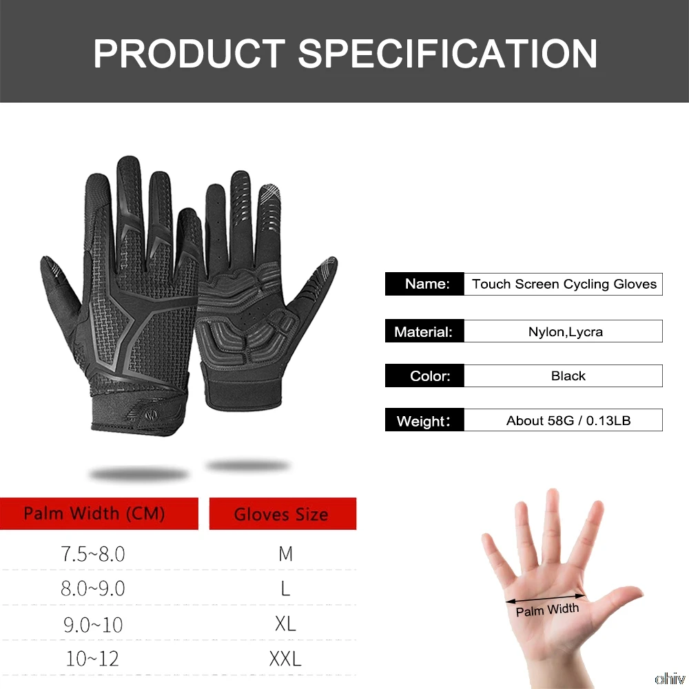WOSAWE moto rcycle перчатки полный палец силиконовые Нескользящие перчатки moto rbike moto cross Guantes de moto luvas de moto cicleta Gant moto