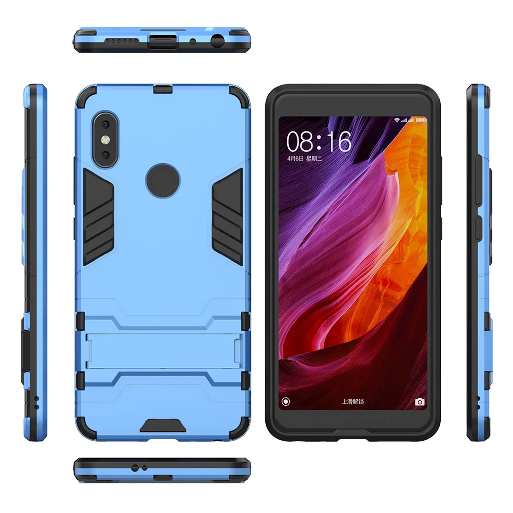 Чехол для телефона KONSMART для Xiaomi Redmi Note 7 6 5 Pro, гибридный жесткий чехол на заднюю панель, глобальная версия Redmi 7A 7 6 5 6A 5A GO S2, чехол-подставка s