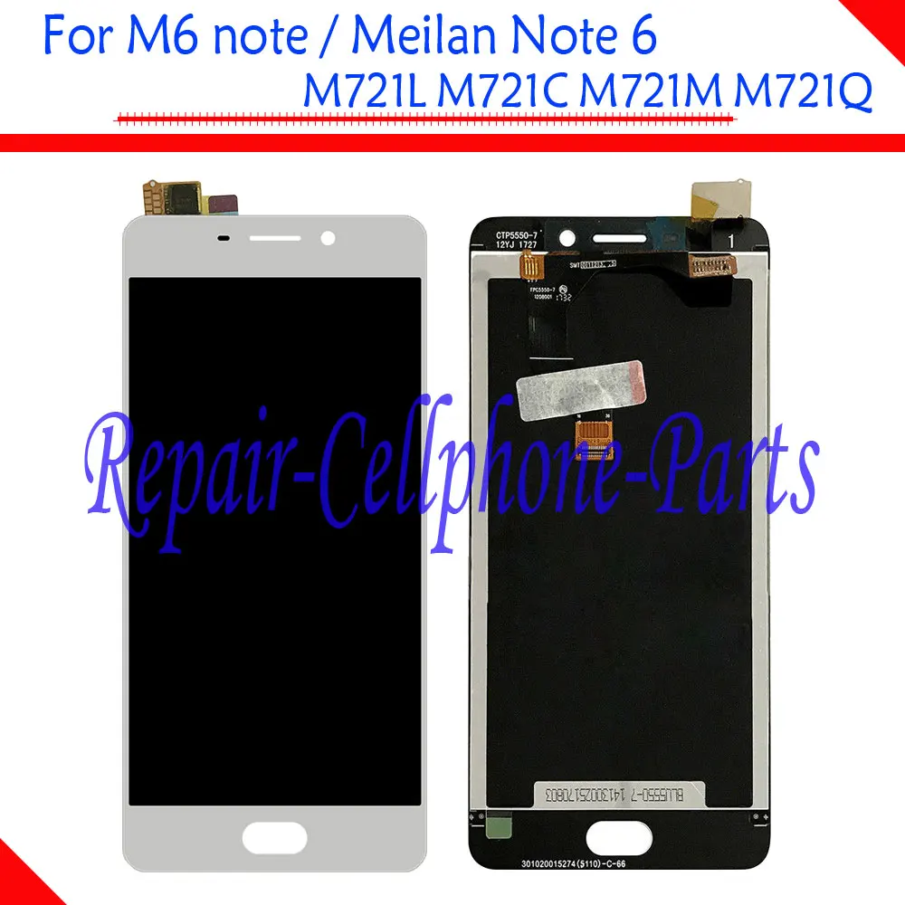 

5.5" Full LCD DIsplay + Touch Screen Digitizer Assembly For Meizu M6 note M721L / Meilan Note 6 M721C M721M M721Q