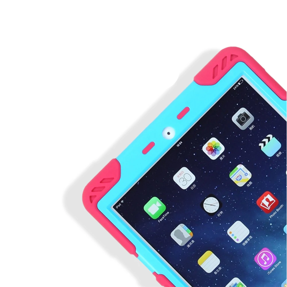Сверхмощная детская безопасная силиконовая подставка чехол для iPad Pro 9 7 дюйма с