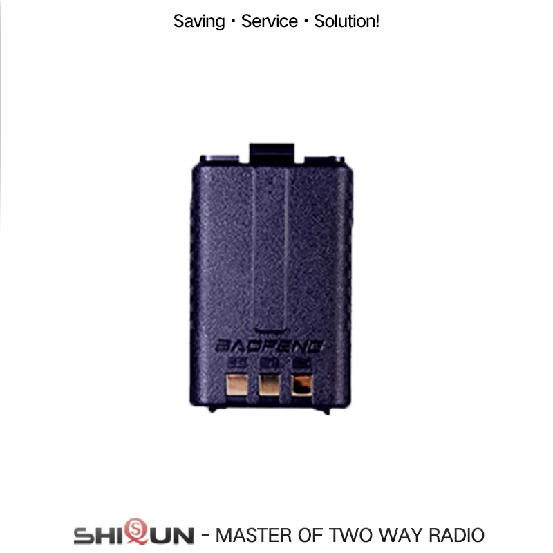 Черный BL-5 Li-Ion UV-5R Батарея UV5R UV-5RA UV-5RC UV-5RE Батарея UV-5R плюс УФ 5R аксессуары Baofeng Совместимость RT-5R RT5R - Цвет: Черный