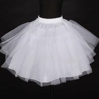 high quality white tulle layers puffy little girl wedding petticoat 2017 wedding accessories underskirt baby girl tutu skirt