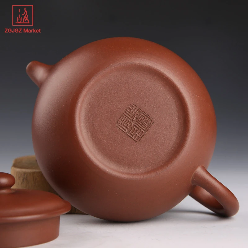Yixing Da Hong Pao Pug Zisha чайник ручная работа из фиолетовой глины китайский мастер ZhouYouBao
