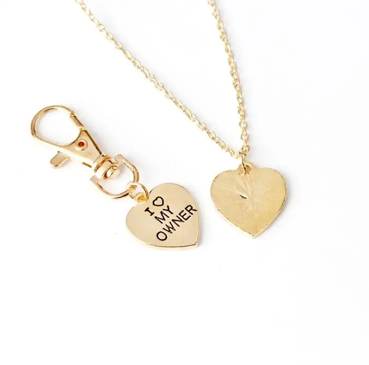 2 шт./компл. ПЭТ кулон с надписью &quotЯ люблю мою собаки и надписью&quot Я руководство