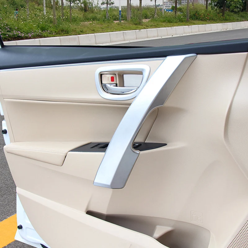 Подходит для Corolla Levin 2014 2015 2016 Автомобильная хромированная накладка на внутреннюю