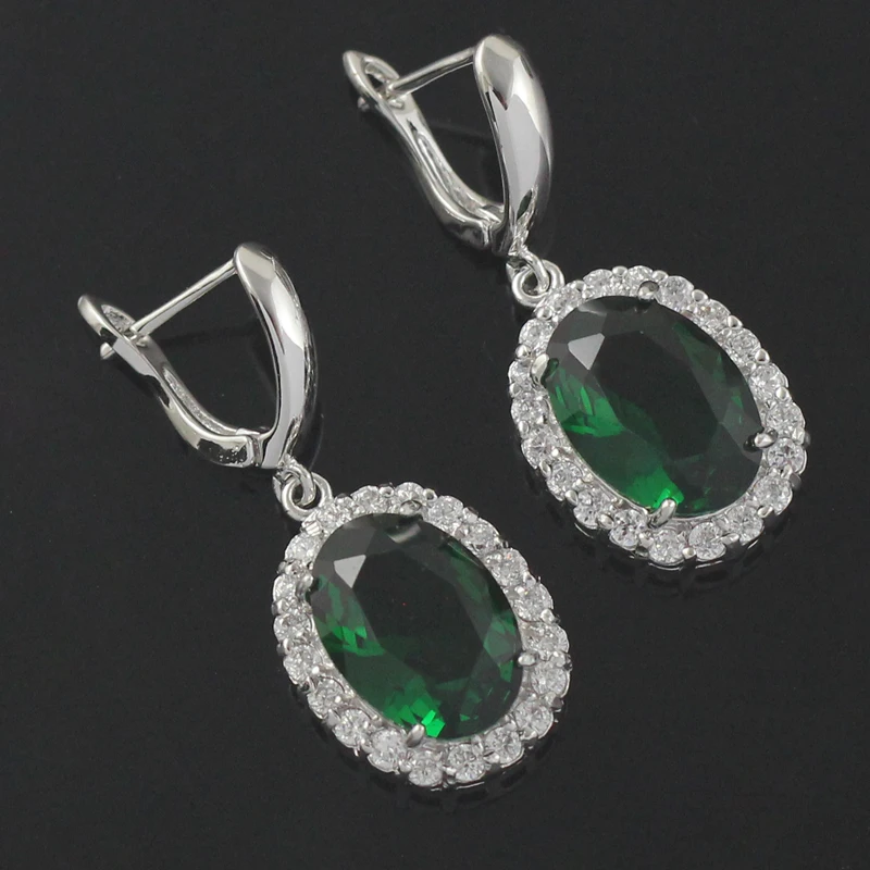 HAIMIS огромный женский ювелирный набор Spark циркон ожерелье кулон обруч серьги