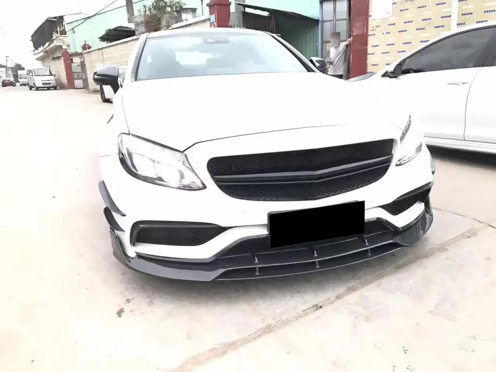 Наклейки на заднее боковое зеркало из углеродного волокна для Mercedes Benz C Class W205 Coupe C180 C200 C63 AMG 15-17