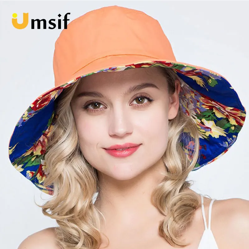 Женская шляпа-Панама с широкими полями хлопковая шляпа цветочным принтом и