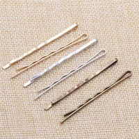 100pcs 55mm straight hair clips popularity simple hairpin for alloy hair accessories