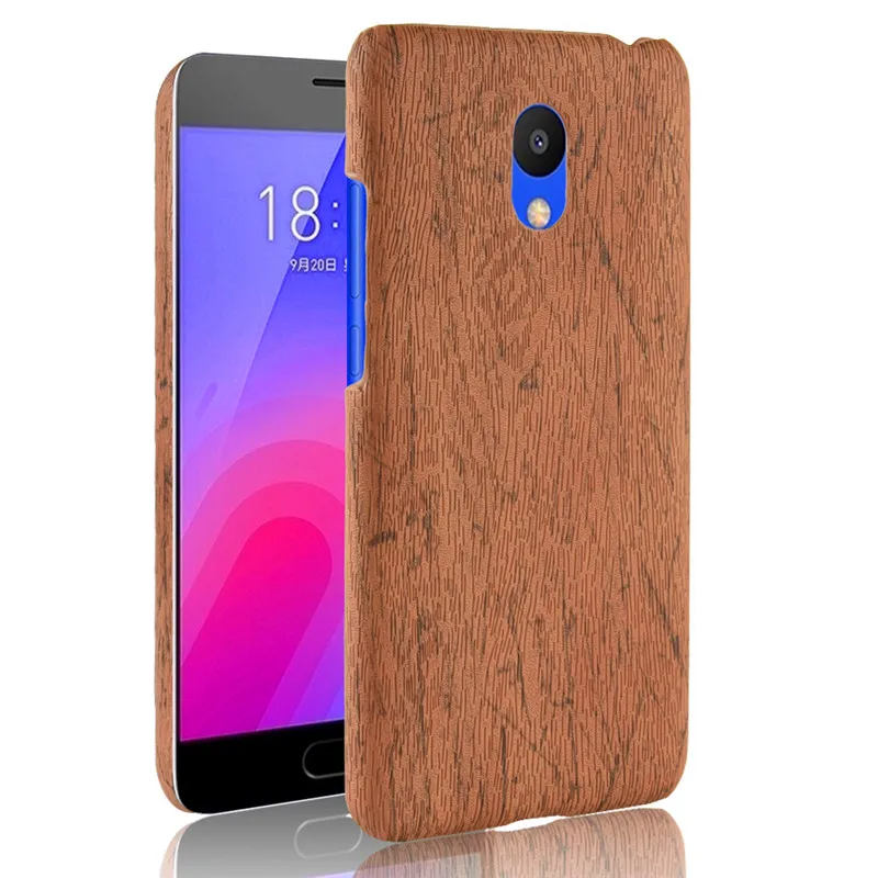 Чехол для Meizu M6 Mini Жесткий ПК с рисунком дерева + обложка на заднюю панель из