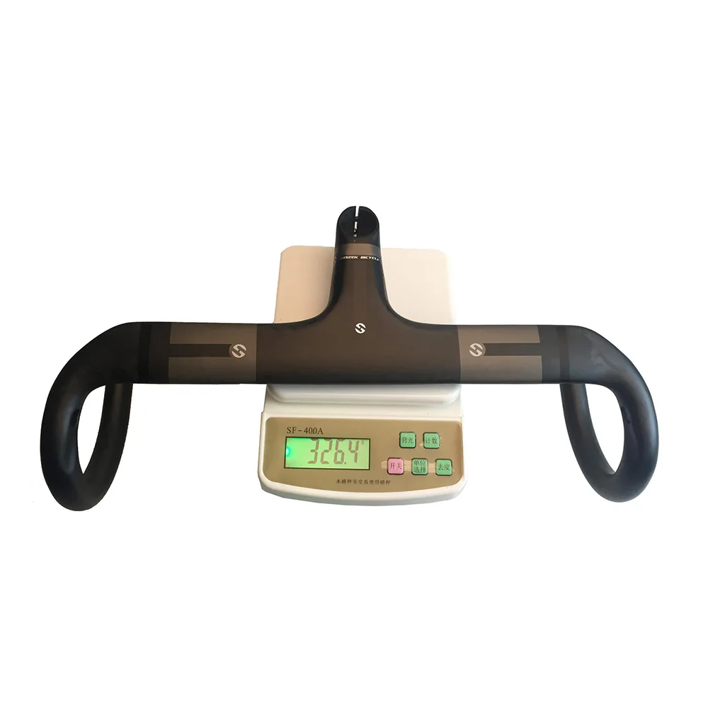 2017 полностью углеродный руль для шоссейного велосипеда легкий изгиб из