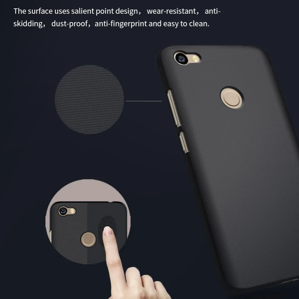 Чехол для телефона Nillkin, жесткая задняя крышка, для Xiaomi Redmi Примечание 5A Prime, бампер для мобильного телефона, матовый пластиковый силиконовый чехол для мобильного телефона