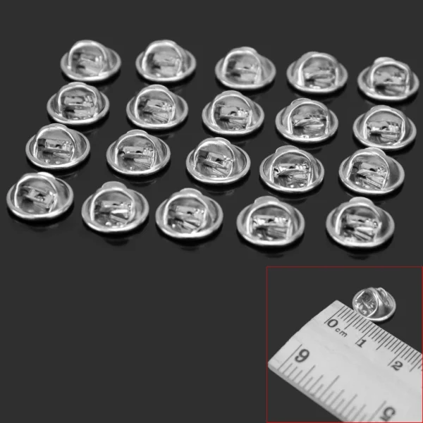 20 Серебряных застежек бабочек значки галстук шляпа различные крепления