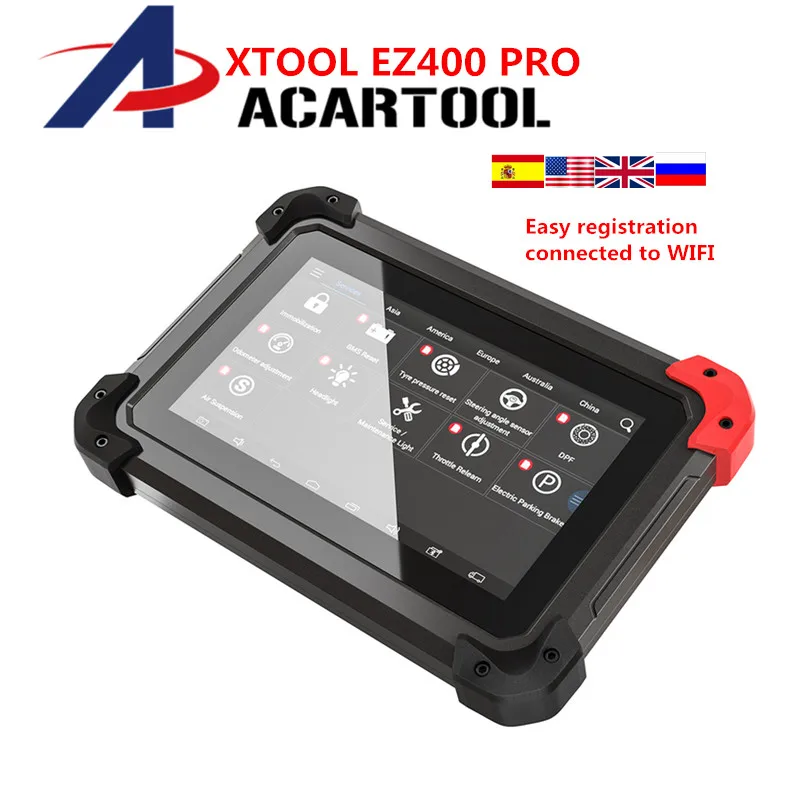 XTOOL EZ400 PRO планшет диагностический инструмент поддержка ключевой программы, регулировка одометра и сброс подушки безопасности EZ400PRO